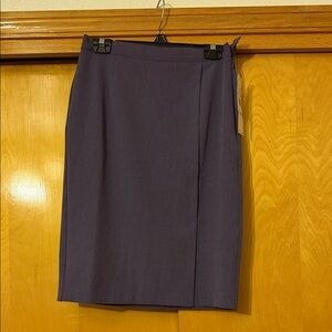 Alfred Dunner Women's Purple Pencil Skirt